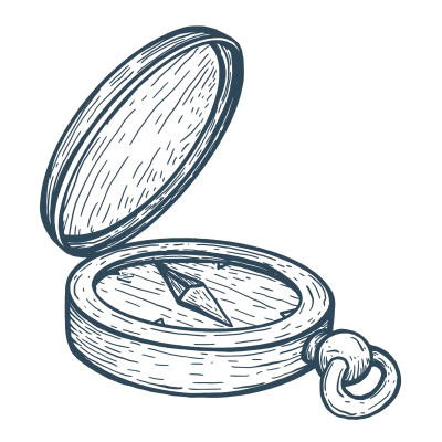Directional compass image